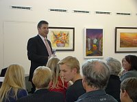 Gut besuchte Vernissage Bild: Gut besuchte Vernissage