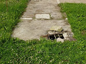 Abdeckung fehlte