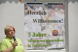 Fröhliches Haus feierte Geburtstag