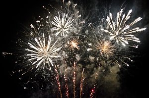 See in Flammen