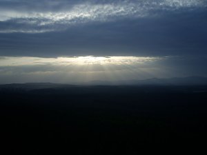 Zum Sonnenuntergang