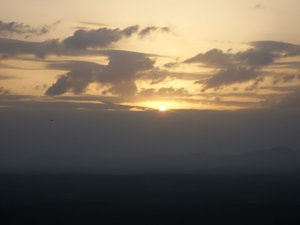 Zum Sonnenuntergang