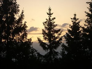 Zum Sonnenuntergang