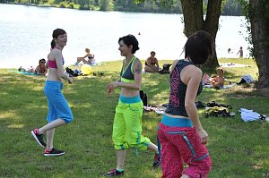 Zumba am Kiesschacht
