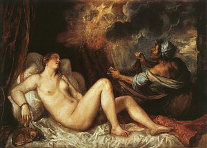 Tizian Vecellio Danae, 1553/ 54
