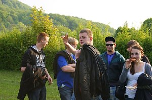 Pfingstfeuer in Obergebra