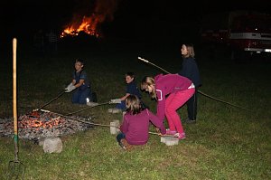 Pfingstfeuer in Obergebra - die Zweite