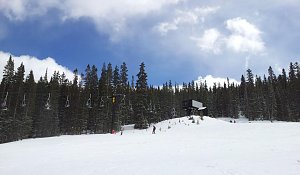 Unterwegs: Ski Fahren Rocky Mountains