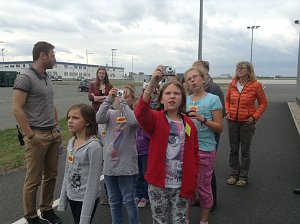 Zum Flughafen und zurück
