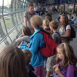 Zum Flughafen und zurück