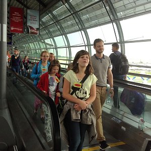 Zum Flughafen und zurück