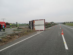 Leitplanke durchbrochen