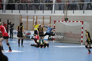 Der Thüringer Handballclub gegen Rostov-Don in der Wiedigsburghalle Nordhausen