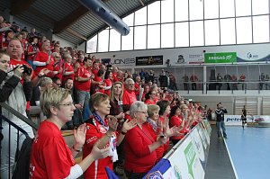 Der Thüringer Handballclub gegen Rostov-Don in der Wiedigsburghalle Nordhausen