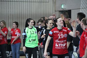 Der Thüringer Handballclub gegen Rostov-Don in der Wiedigsburghalle Nordhausen