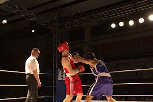 Boxnacht in der Nordhäuser Ballspielhalle