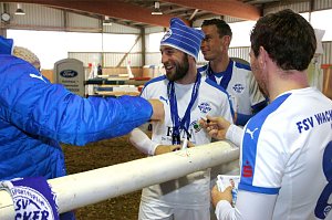 Reitsport trifft auf Fußballsport