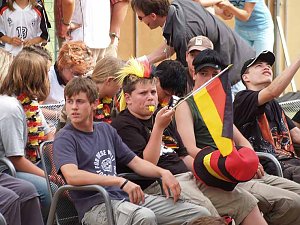 Begeisterung auf dem Berg: 3:0 für Deutschland