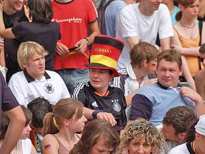 Begeisterung auf dem Berg: 3:0 für Deutschland