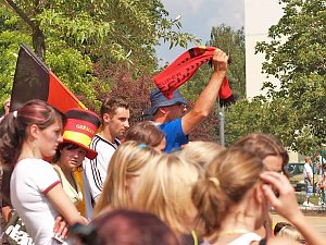 Begeisterung auf dem Berg: 3:0 für Deutschland