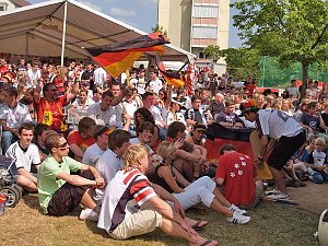 Begeisterung auf dem Berg: 3:0 für Deutschland