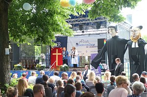 Kreiskirchentag vor der Nordhäuser Blasiikirche