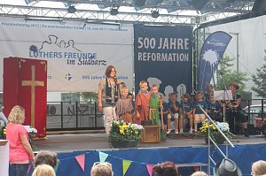 Kreiskirchentag vor der Nordhäuser Blasiikirche