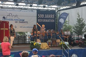 Kreiskirchentag vor der Nordhäuser Blasiikirche