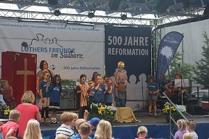 Kreiskirchentag vor der Nordhäuser Blasiikirche