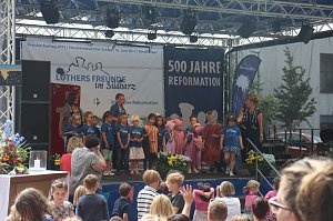 Kreiskirchentag vor der Nordhäuser Blasiikirche