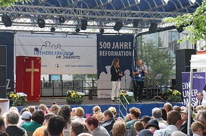 Kreiskirchentag vor der Nordhäuser Blasiikirche