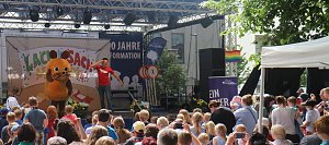Kreiskirchentag vor der Nordhäuser Blasiikirche