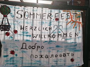 Sommerfest im "Mächenhaus"