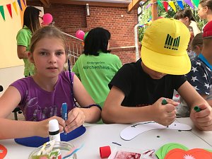 Sommerfest im "Mächenhaus"