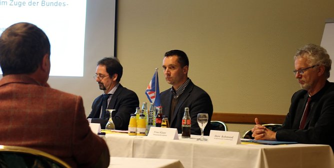 Von links: Ludolph, Neu, Rohmund (Foto: nnz) Von links: Ludolph, Neu, Rohmund (Foto: nnz)