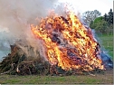 Osterfeuer in Herreden (Foto: privat)