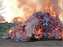 Osterfeuer in Herreden (Foto: privat)