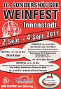 Weinfest Plakat (Foto: Werbering Sondershausen)