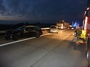Crash auf der Autobahn (Foto: Berufsfeuerwehr)