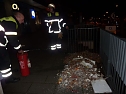 Glutnest in Laub und Unrat (Foto: Berufsfeuerwehr)