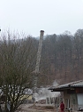 Schornstein gesprengt (Foto: N. Neu) Schornstein gesprengt (Foto: N. Neu)