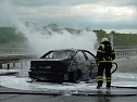 Brand auf der Autobahn (Foto: nnz)