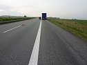 &Ouml;lspur auf der A 38 (Foto: nnz)