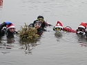 Weihnachtsbaum versenkt (Foto: privat)