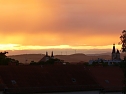 Abendhimmel &uuml;ber Nordhausen (Foto: M. M&uuml;ller)