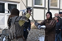 Mittelalterspektakel vorm Barfuss (Foto: nnz-City Scout Sven G&auml;mkow)