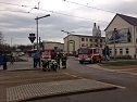 Unfall am Kreisel (Foto: V. Franke)