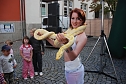 Schlangenshow auf dem Rathausplatz (Foto: Sven G&auml;mkow)
