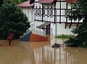 Hochwasser in Berga/Elster (Foto: Ingo Nie&szlig;en)