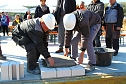 Grundstein gelegt (Foto: Bernd Peter)